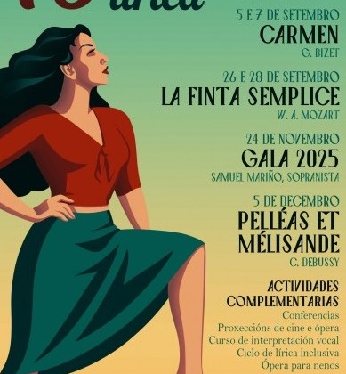 Programas de mano Temporada lírica de A Coruña 2025