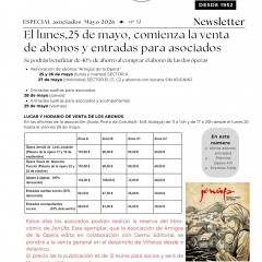 Newsletter especial mayo 2026