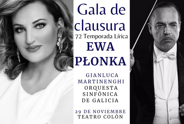 Ewa Płonka protagonizará la gala de fin de Temporada de Amigos de la Ópera