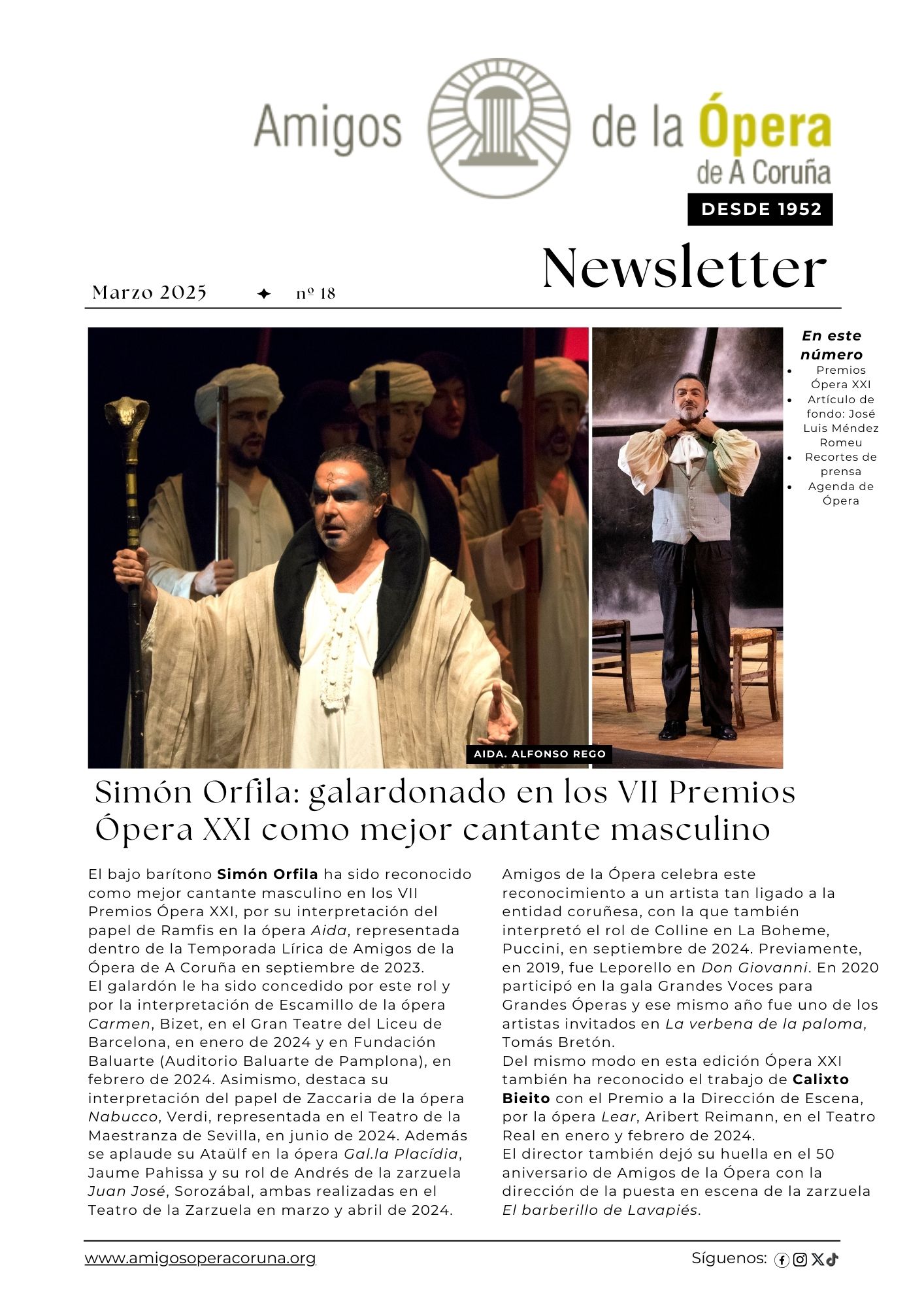 Newsletter Marzo 2025, nº18
