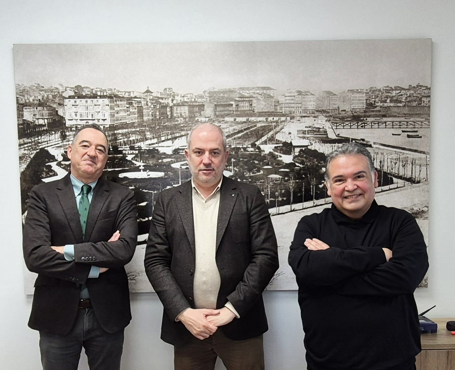 Reunión de Amigos de la Ópera y representantes del Concello de A Coruña